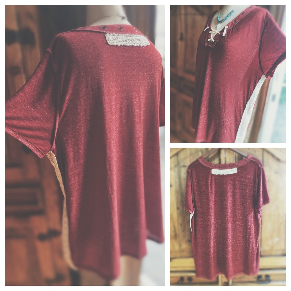OOAK Artisan Tee Altered Slub Tee - Picture 4 of 9